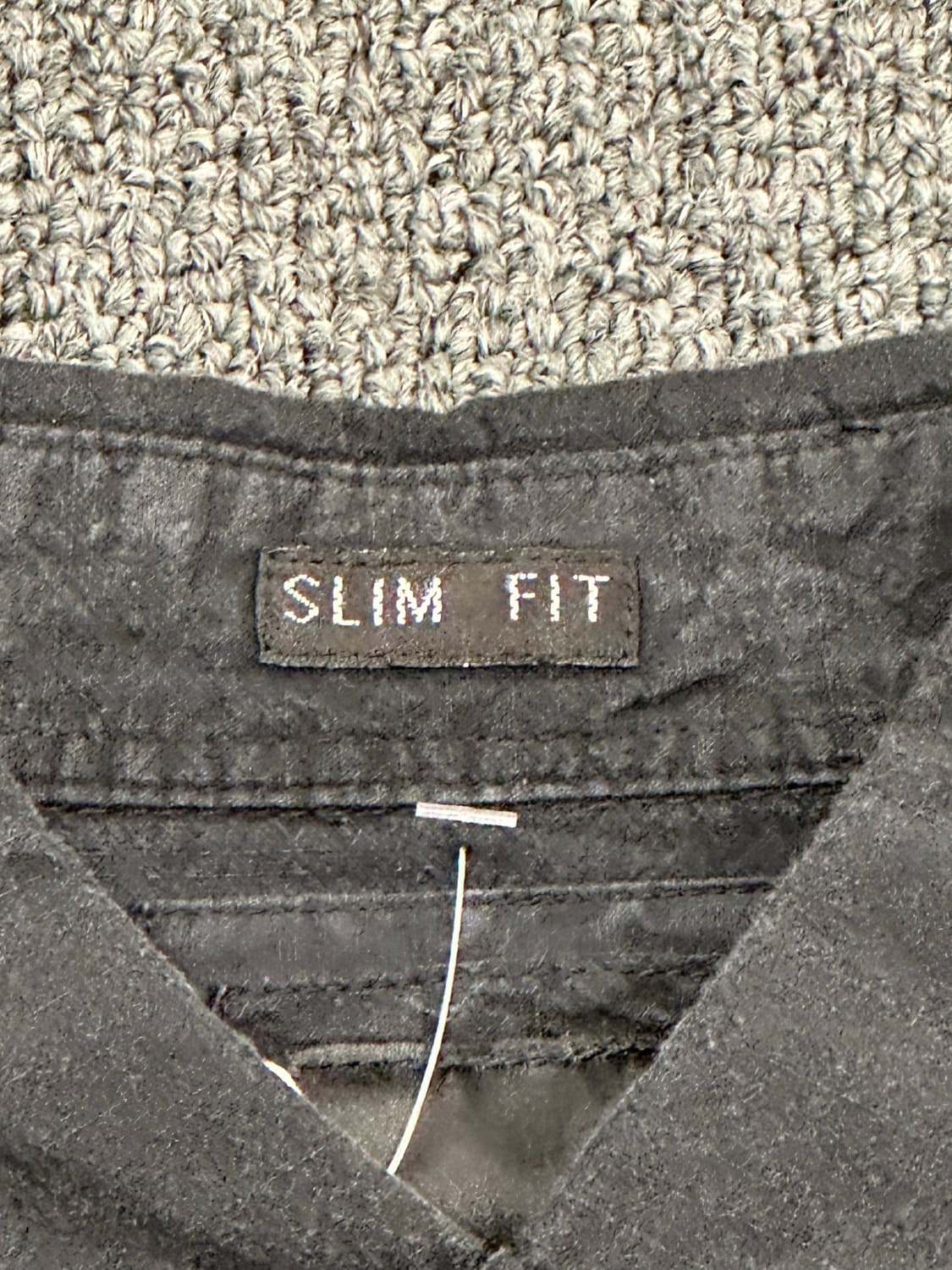 M)일본 빈티지 십자가 프린팅 블랙 셔츠 상품이미지7