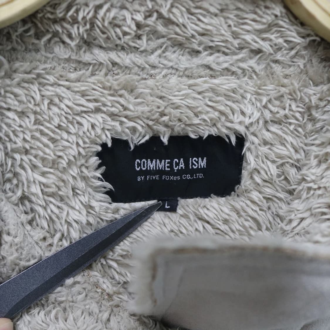 콤사이즘 스웨이드 퍼 더플코트 61399 상품이미지10