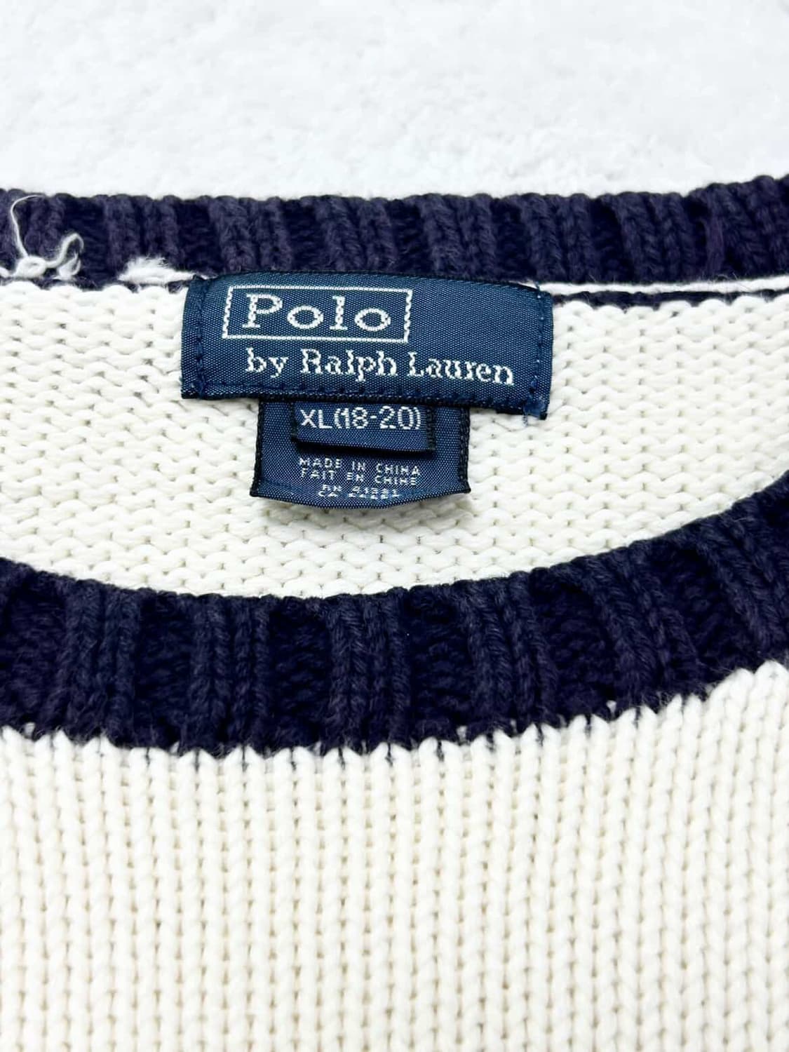 폴로 빅포니 크림 니트 상품이미지8