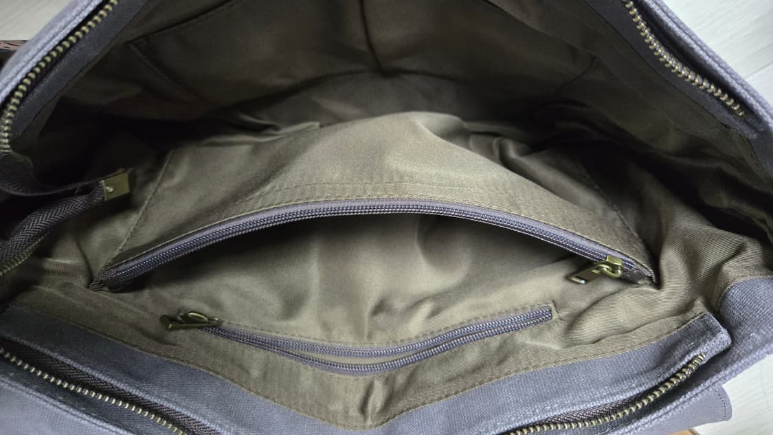 새상품)빈티지 캔버스 메신저백 상품이미지5