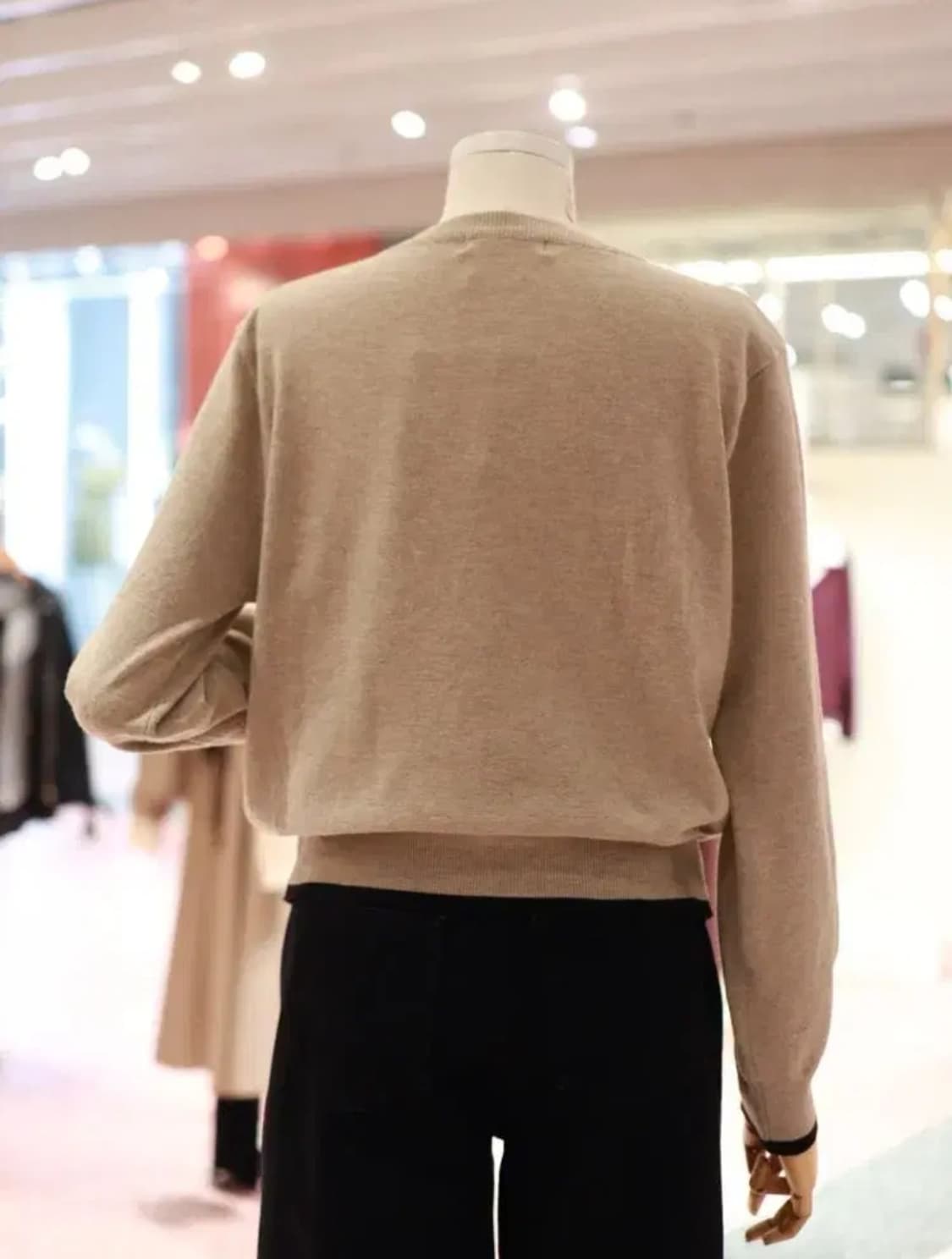 미착용)LiNE 배색 가디건 상품이미지2