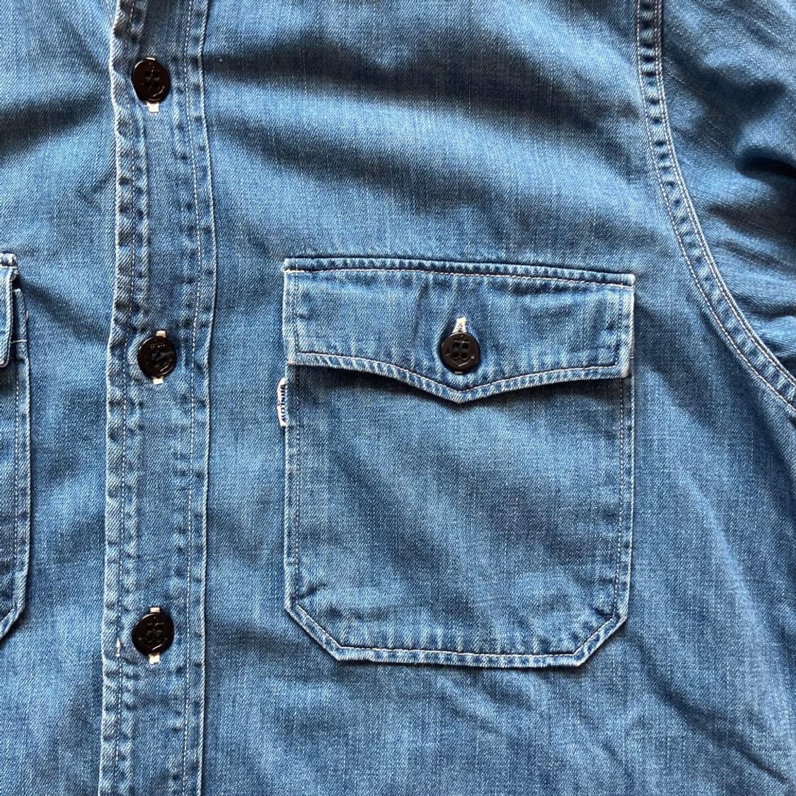 [3]오어슬로우 데님 후드 셔츠 상품이미지4