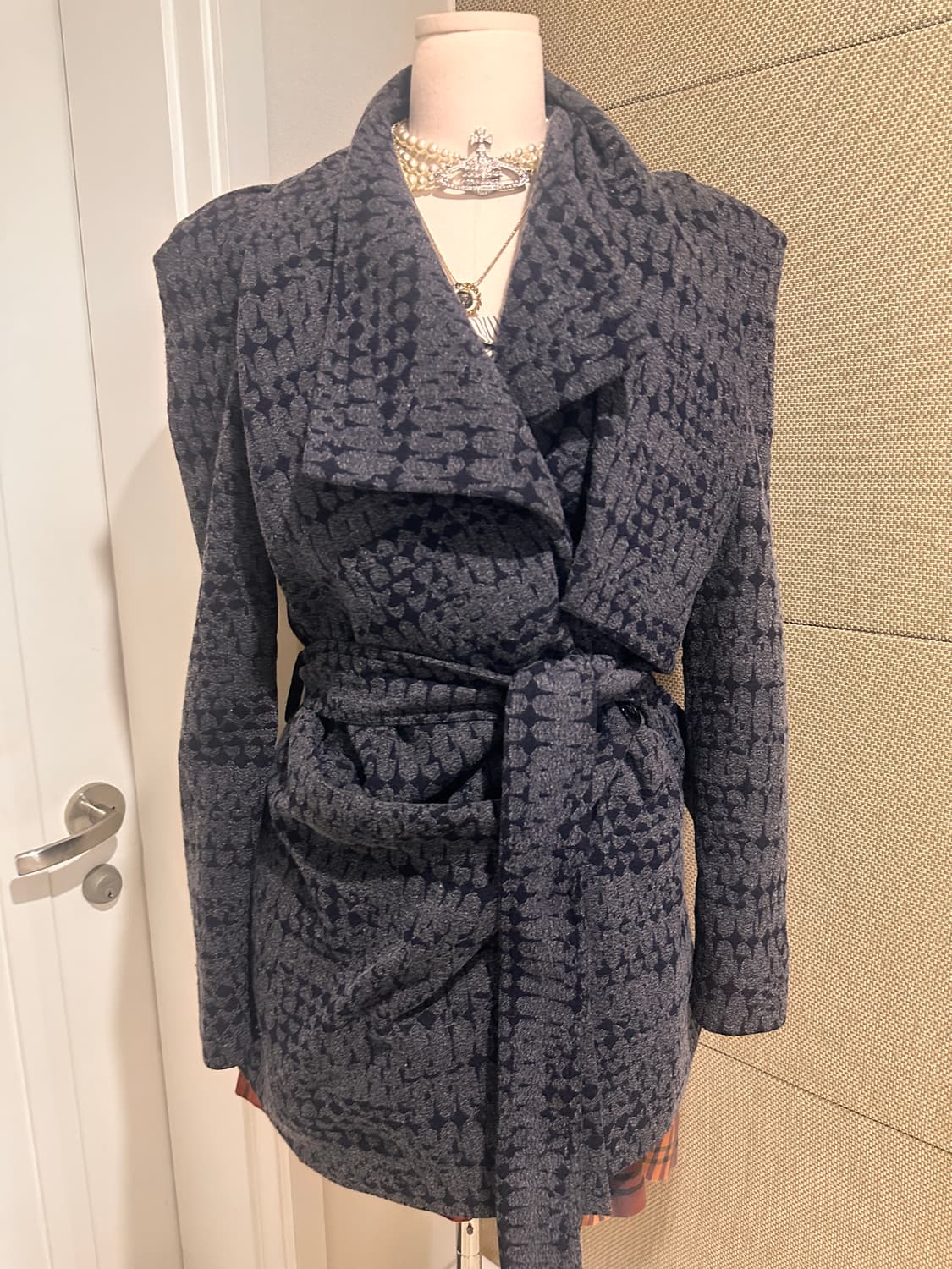 비비안웨스트우드 레드라벨 드레이핑 코트 상품이미지2