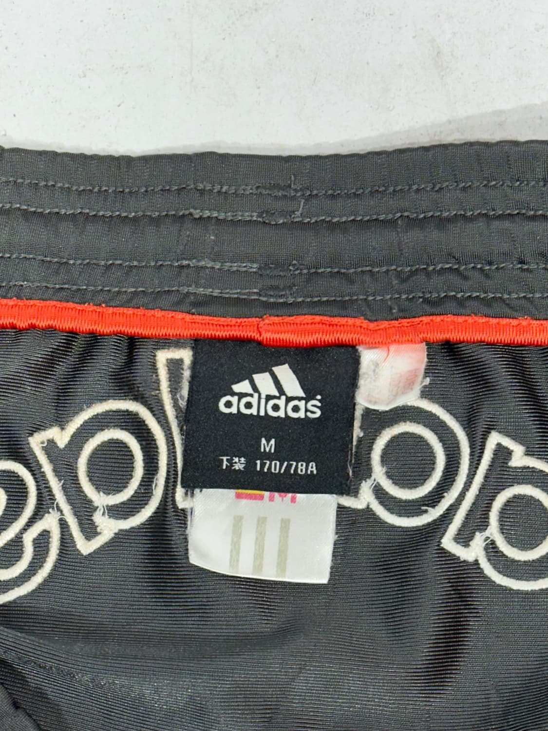 아디다스 차콜 오렌지 삼선 와이드 스펠아웃 트레이닝 팬츠 추리닝 바지 M 상품이미지7