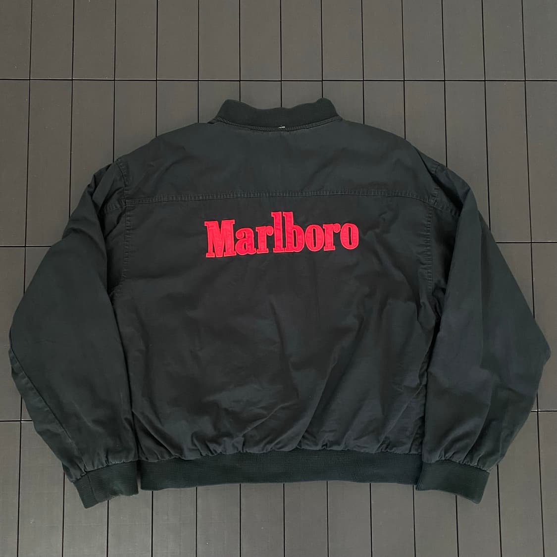 (L) 90s 빈티지 말보로 리버시블 봄버 자켓 상품이미지3