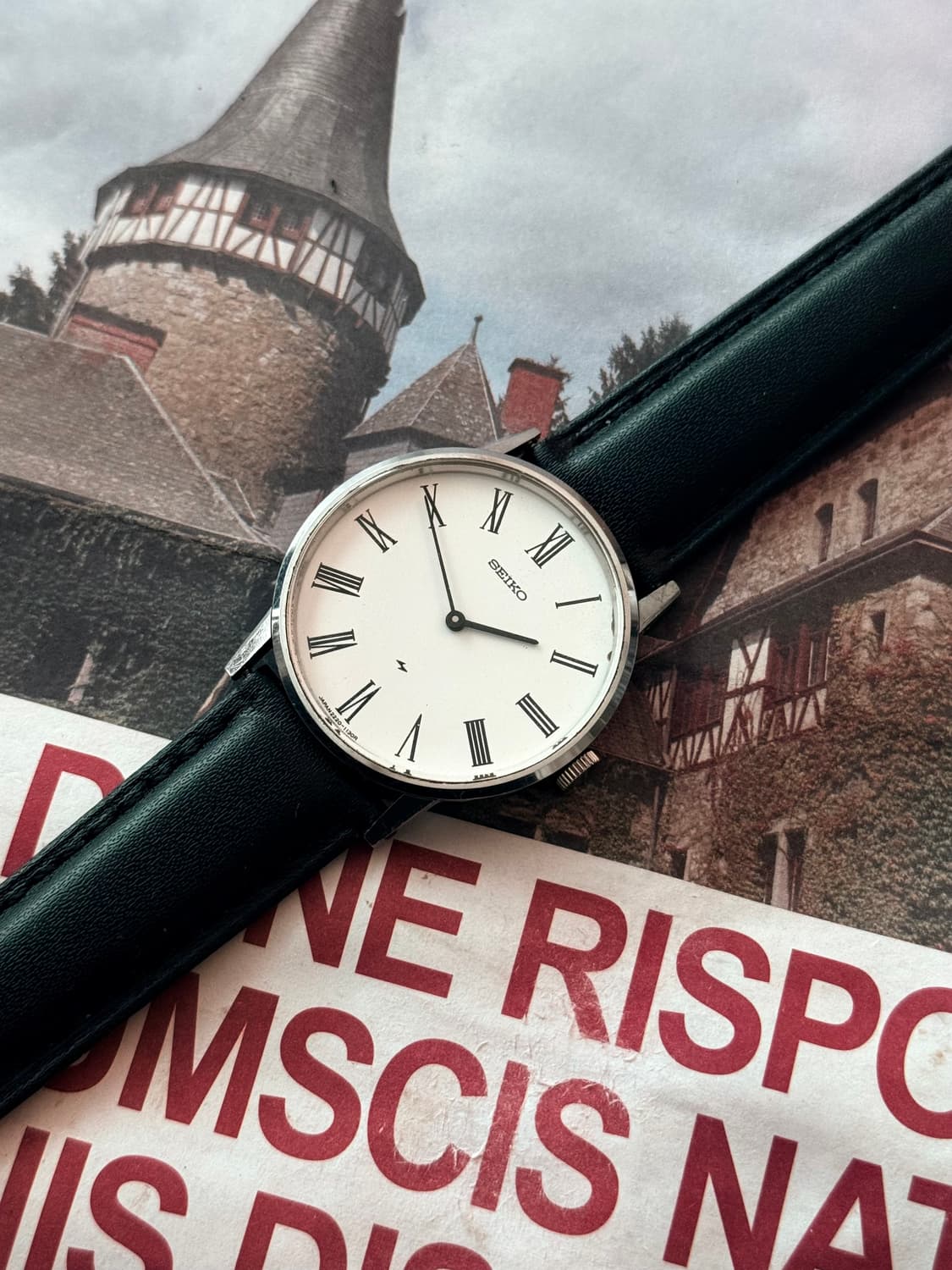 세이코 Seiko 샤리오 화이트 수동 감기 상품이미지1