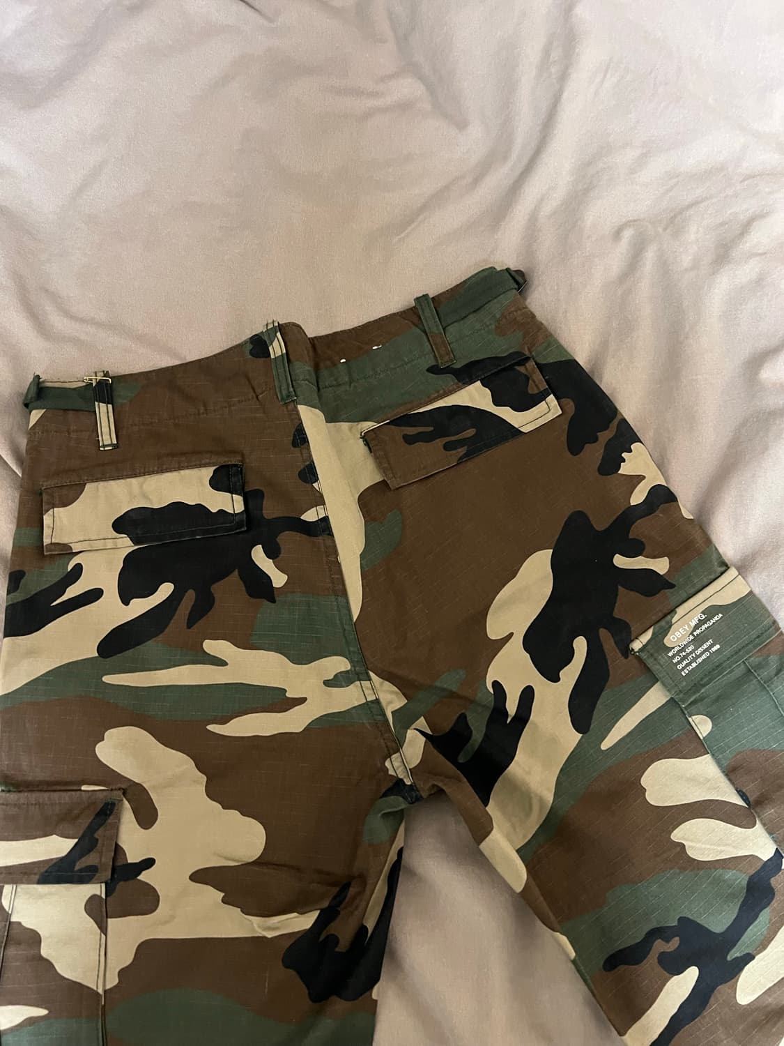 오베이 obey 카모 카고바지 28 상품이미지4