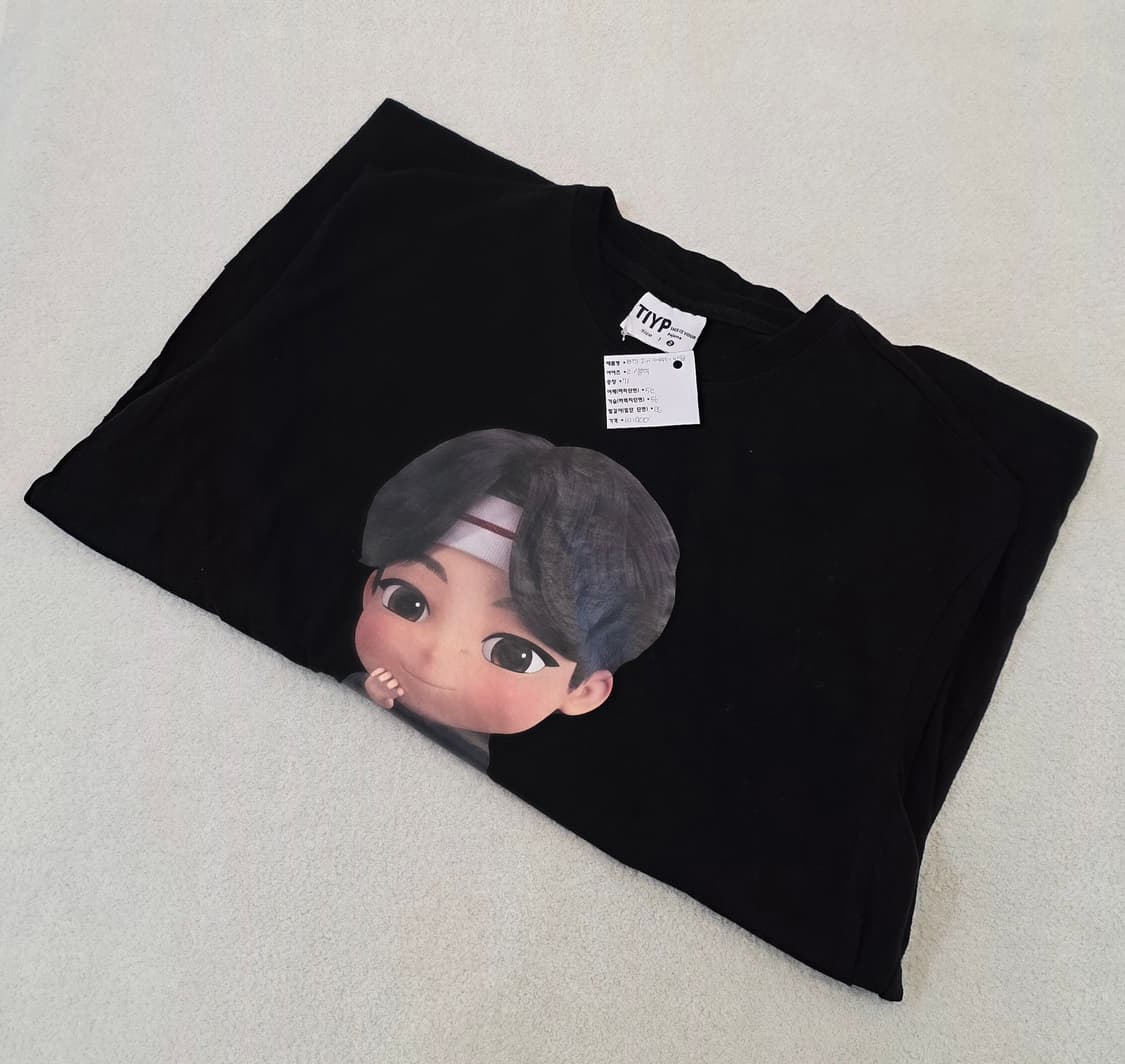 BTS "Jin" 캐릭터 반팔티 상품이미지4