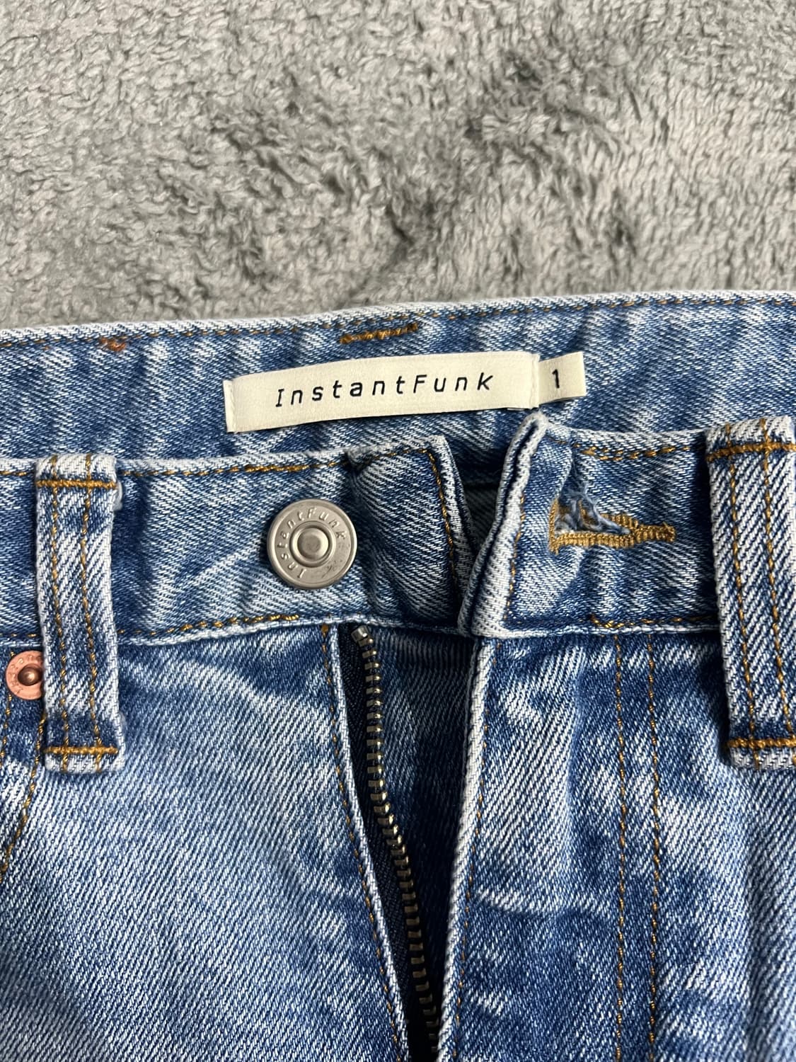 인스턴트펑크 슬림부츠컷 연청 진 1  상품이미지5