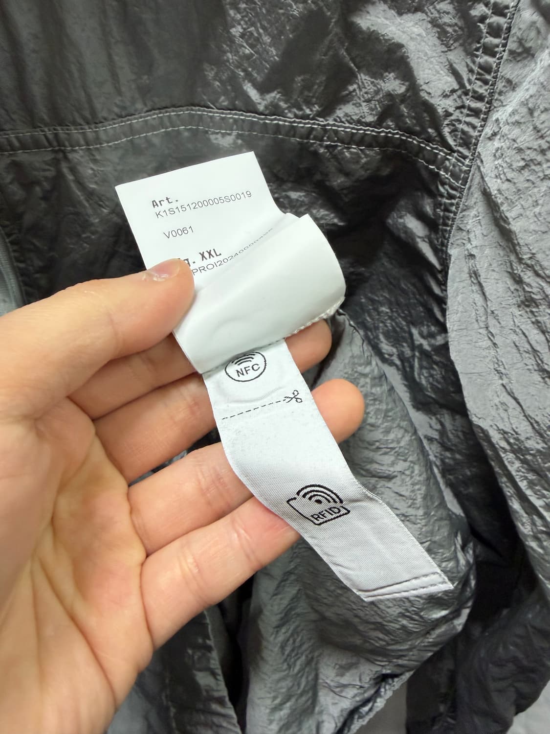 스톤아일랜드 나일론 메탈 에코닐 자켓 [XXL] 상품이미지9