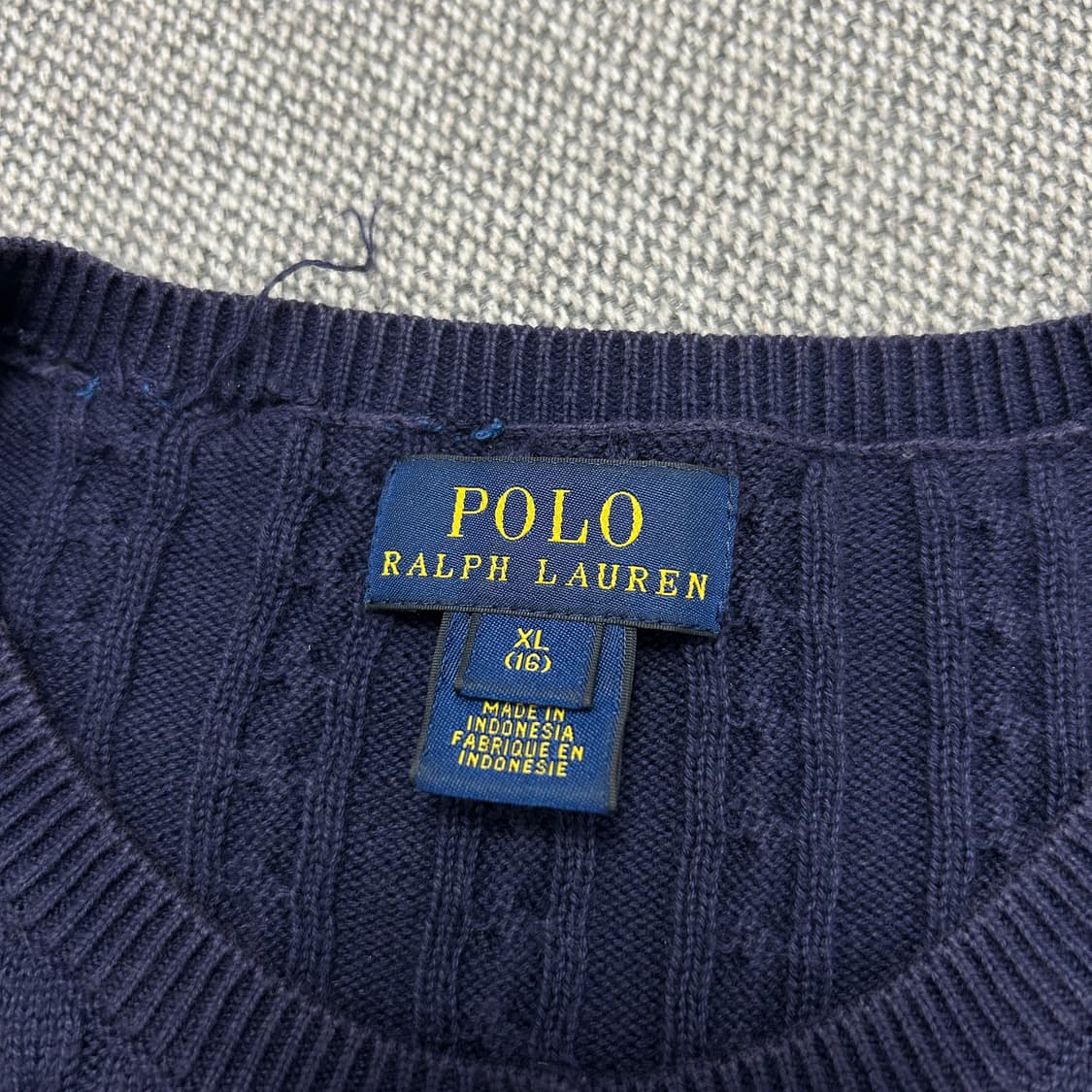 폴로 우먼스 케이블 니트 가디건(18) 상품이미지2