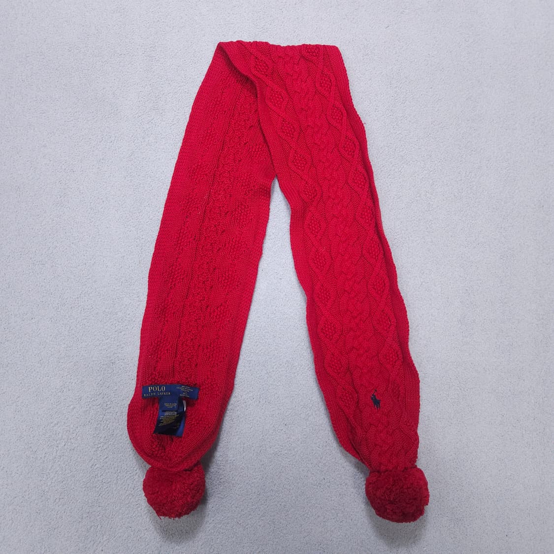 폴로 랄프 로렌 신형 케이블 머플러 상품이미지2