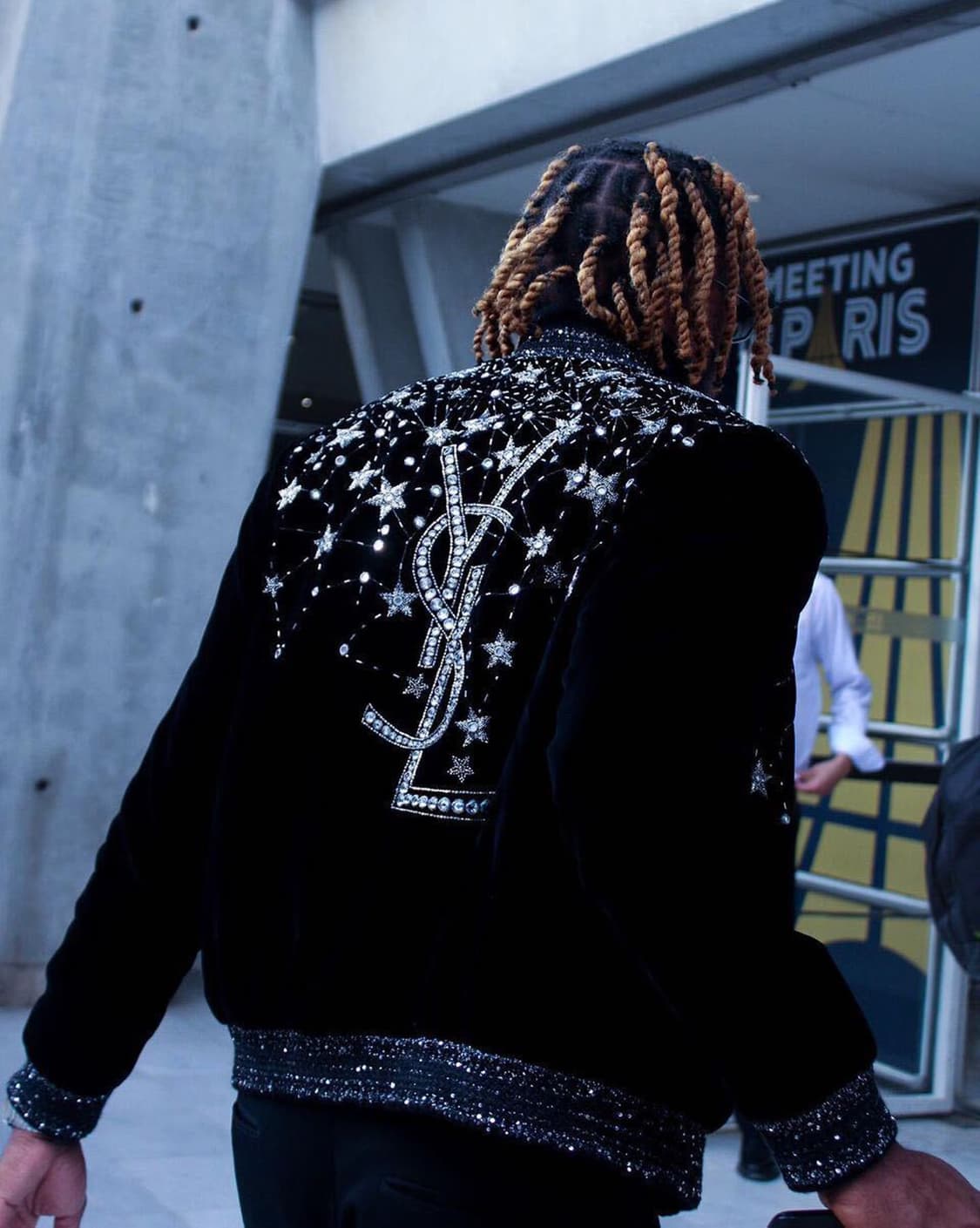 생로랑 베이비브레스 벨벳 블루종 By. 안토니 바카렐로 상품이미지6