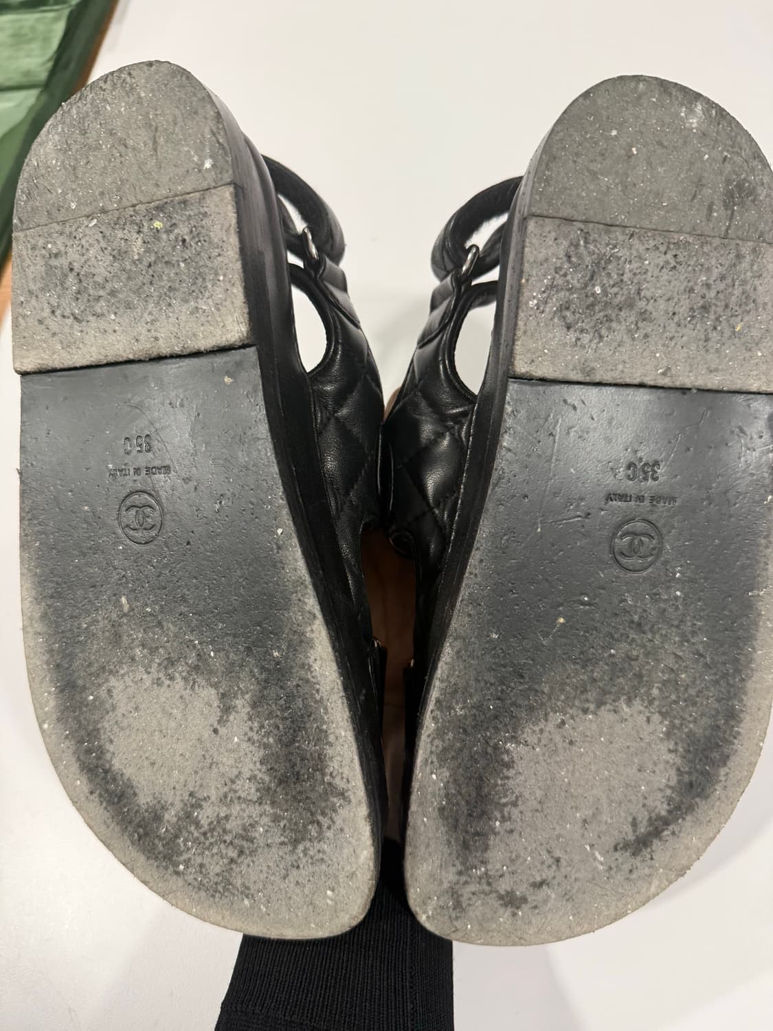 샤넬 벨크로샌들 35사이즈 상품이미지4