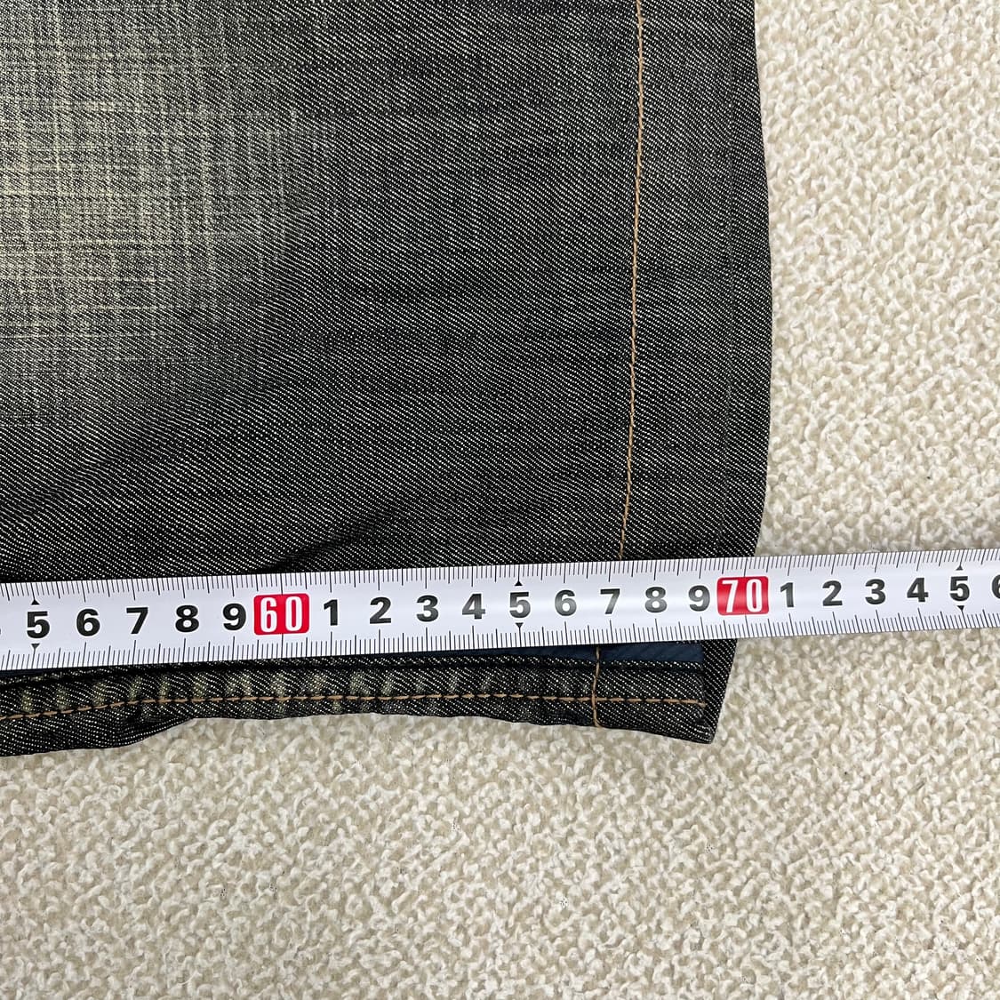 86-100 푸부 버뮤다 반바지 데님0122M2 상품이미지8