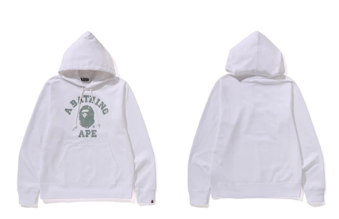 베이프 비트맵 컬리지 후드 s 상품이미지1