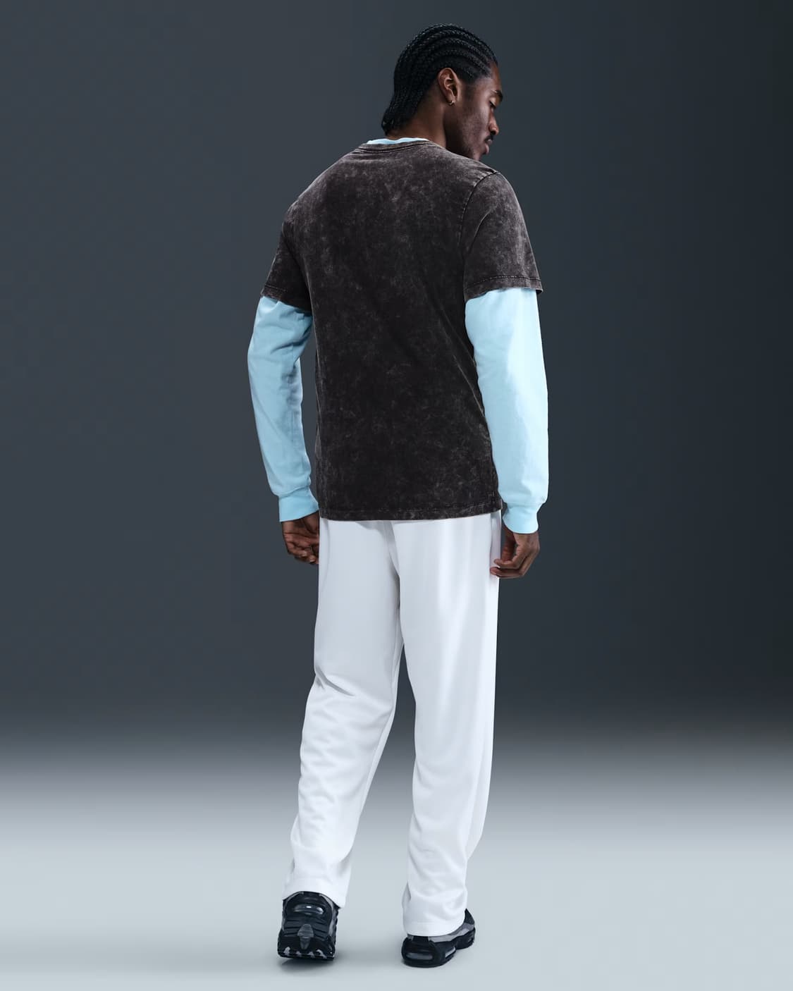 [해외M] 나이키 에어맥스95 워시드 티셔츠 블랙 상품이미지4