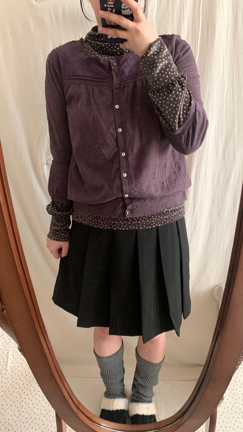 모리 진보라 레이스 탑 상품이미지5