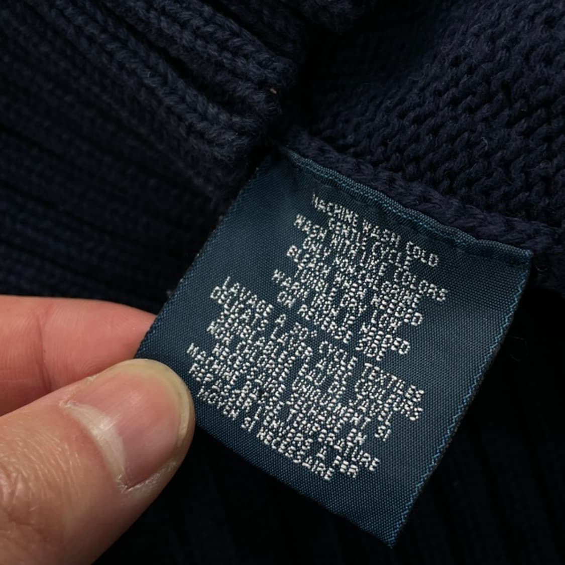 95 폴로 랄프로렌 스트라이프 풀오버 반집업 니트 상품이미지4