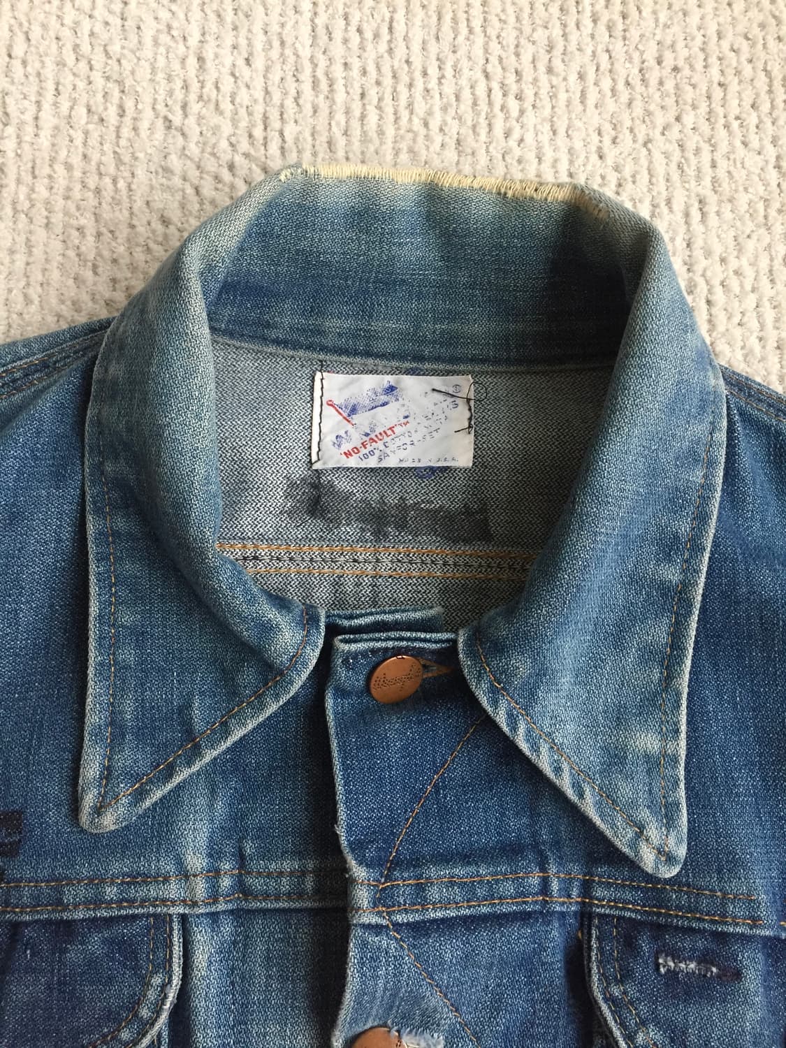 70‘s wrangler 124mj 126mj  데님 트러커 자켓 상품이미지4