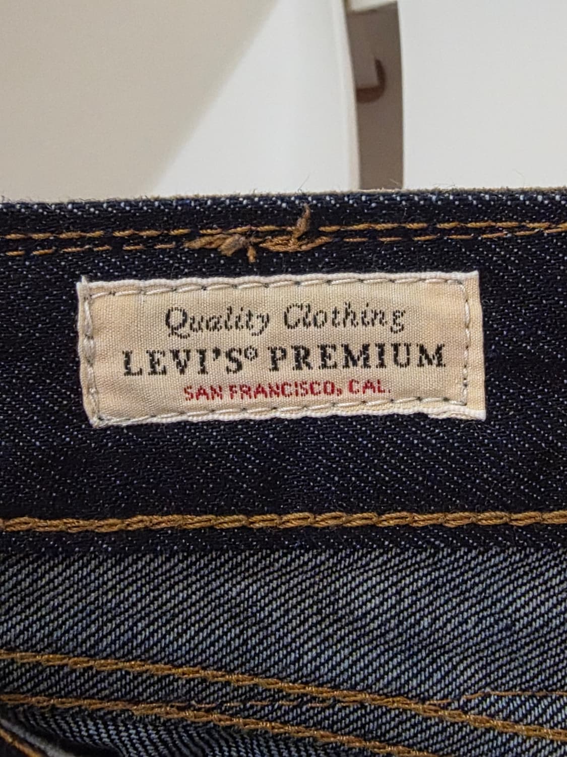 리바이스 프리미엄 505 셀비지 W36 L32 상품이미지4