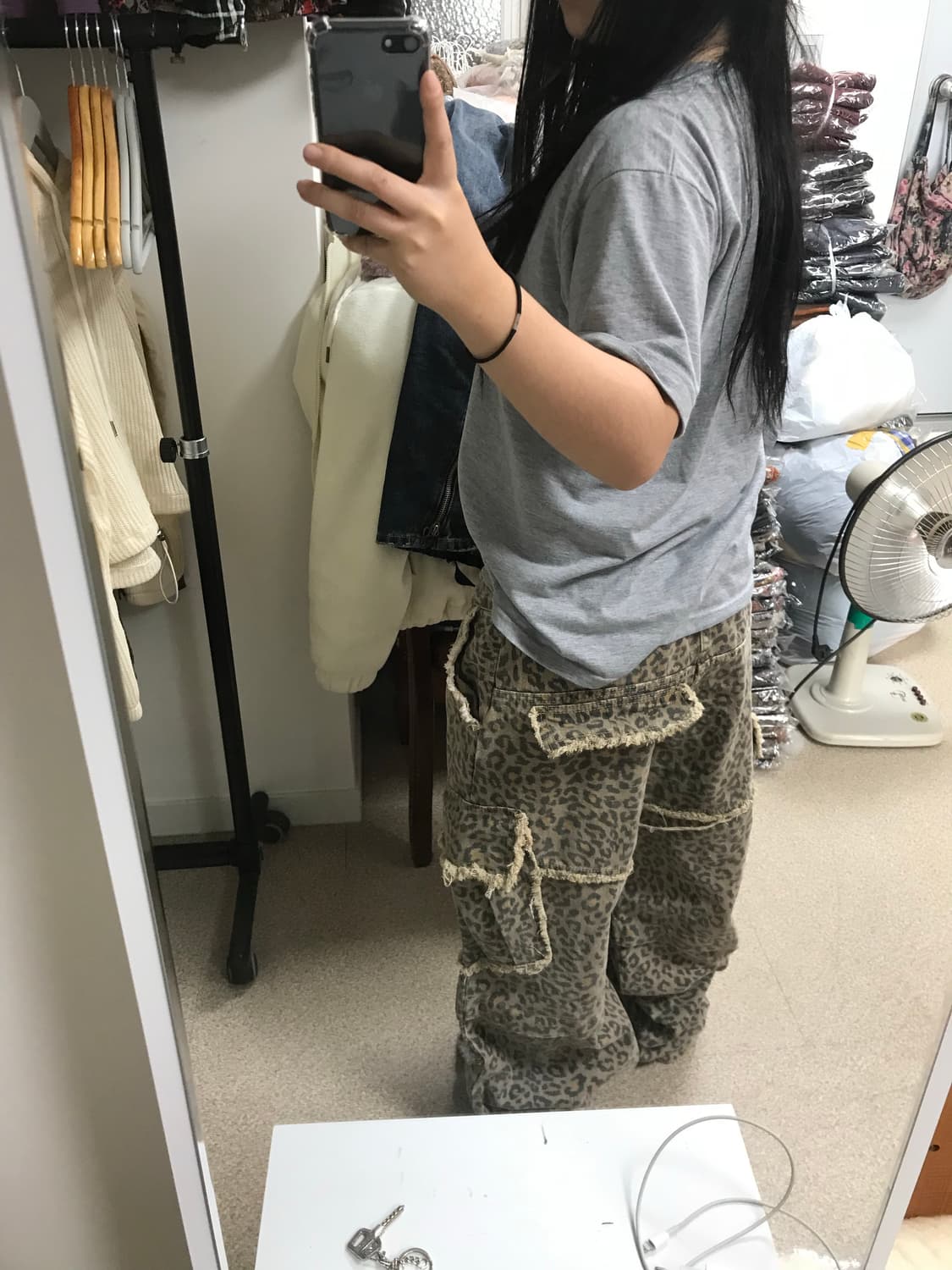 레오파드 팬츠 Lsize 상품이미지2