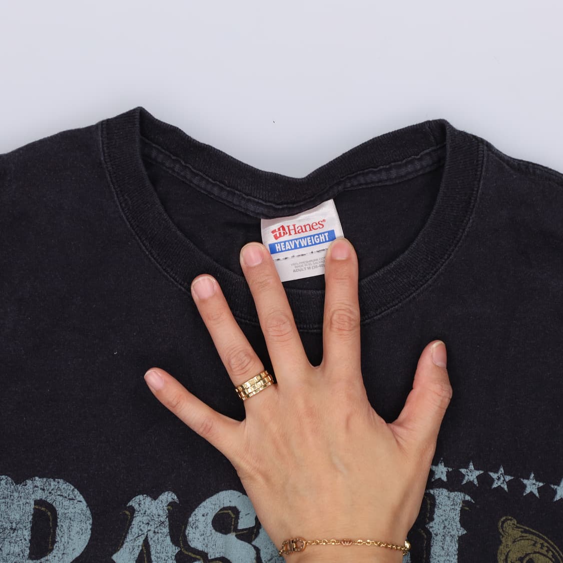 M 90s Hanes 래스칼 반팔 티 0429H 상품이미지3