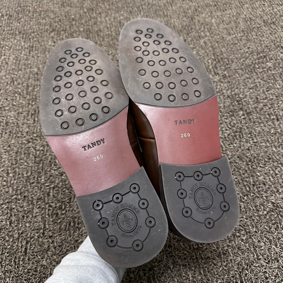 TANDY 텐디 남성 정장 구두 로퍼 브라운 260 상품이미지6