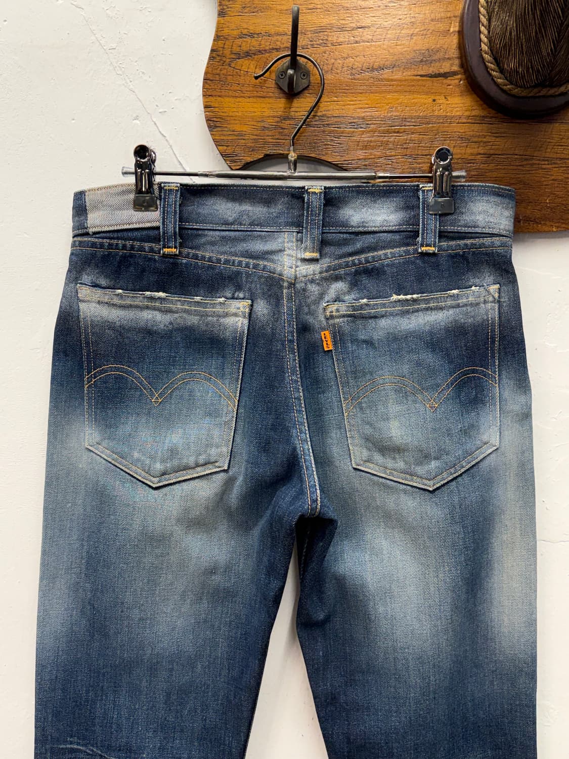 Japan LVC Orange Tab Flare Denim Pants 상품이미지1