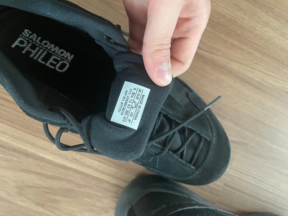 살로몬 x 필레오 알파인웨이 SP2 블랙 나인 아이언  상품이미지8