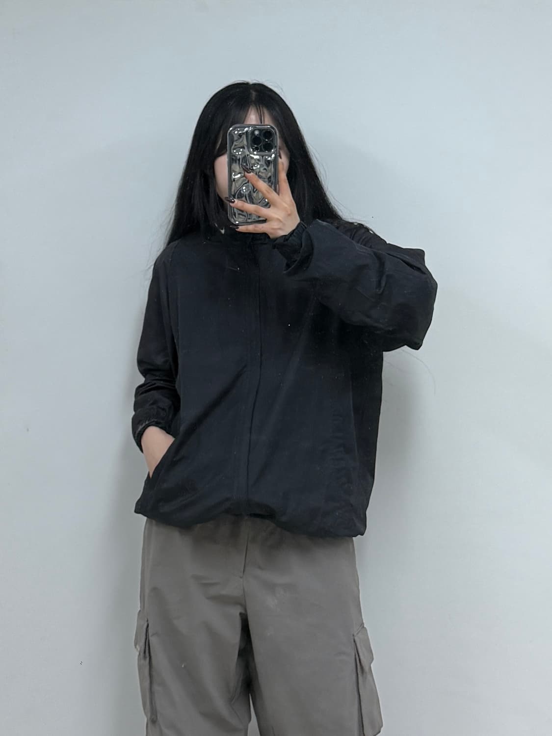 나이키 골프 바람막이 자켓 블랙 E39 상품이미지1