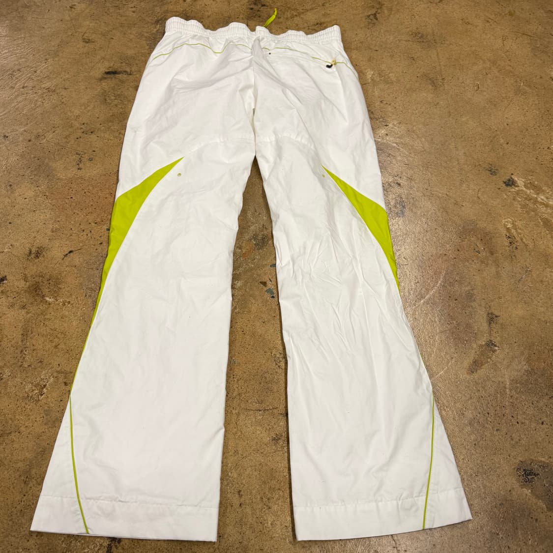 [정품/M] 나이키 화이트 트랙 팬츠 라인 포인트 b8 상품이미지3