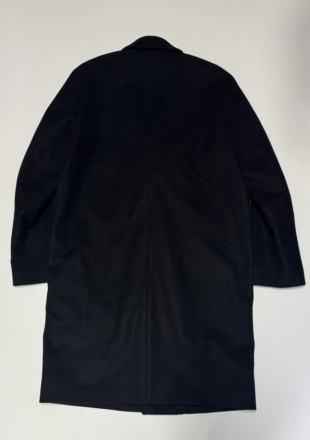 인사일런스 미니멀 캐시미어 혼용 울 코트 블랙 M~L 상품이미지2