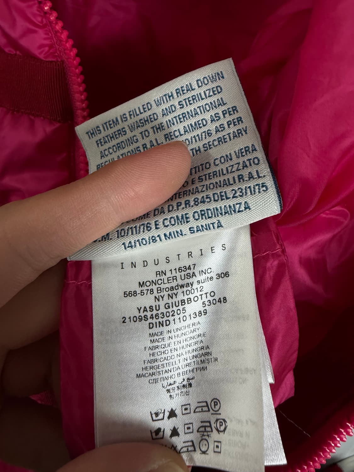 몽클레어 사카이 몽클레어패딩 몽클패딩 사카이패딩 상품이미지5