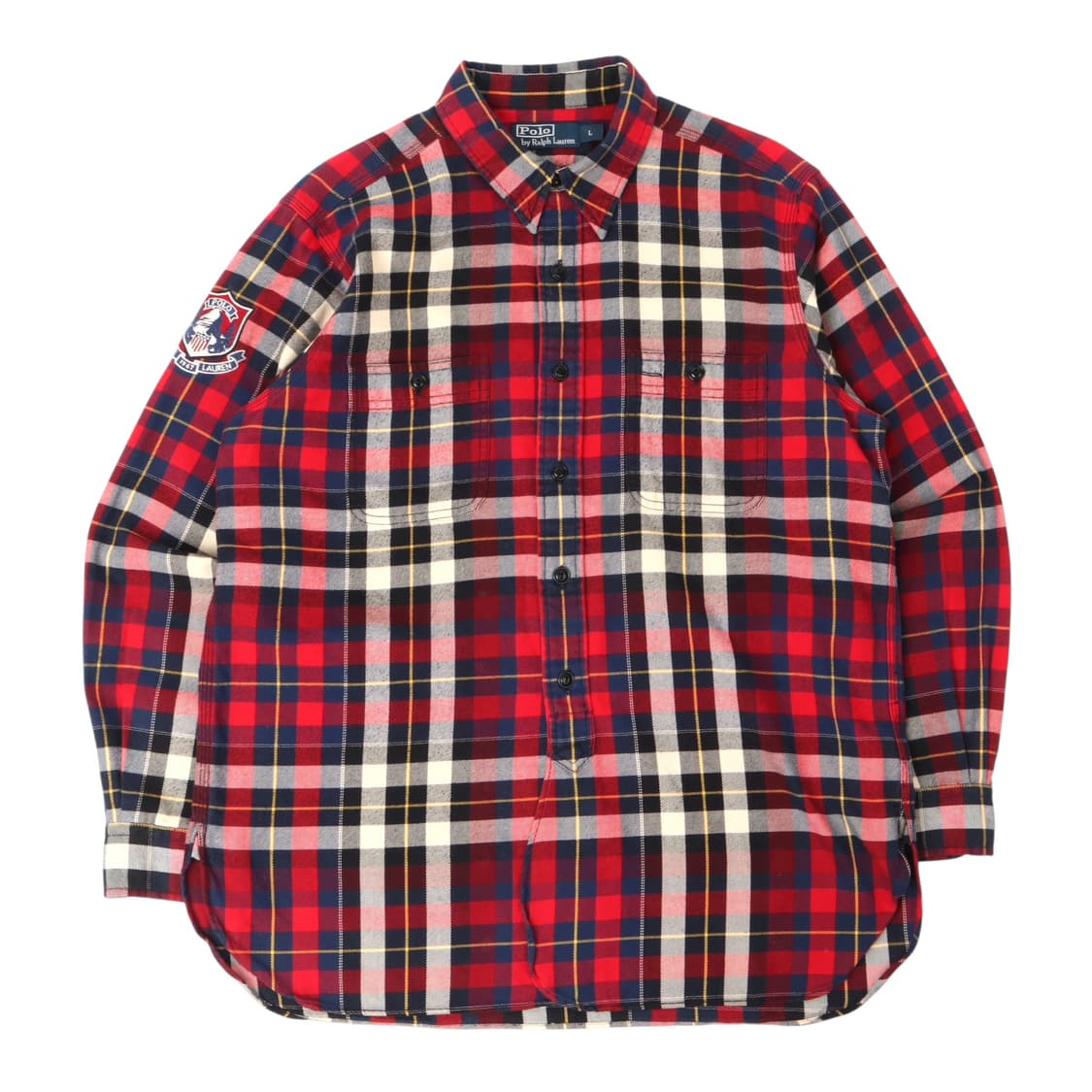 폴로 랄프로렌 마운틴 패치 빈티지 체크 셔츠 상품이미지1