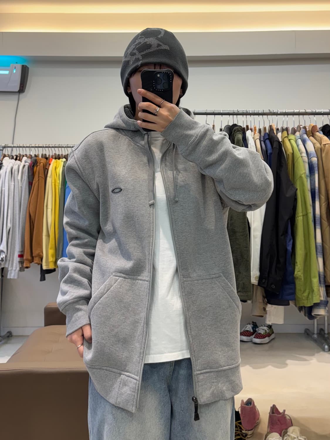 오클리 스틸 아이콘로거 후드집업 상품이미지9