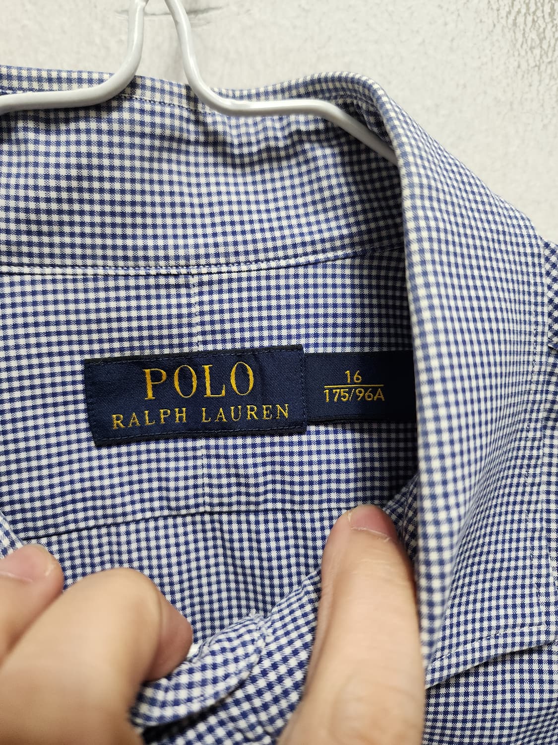 폴로 랄프로렌 잔체크 셔츠  상품이미지3