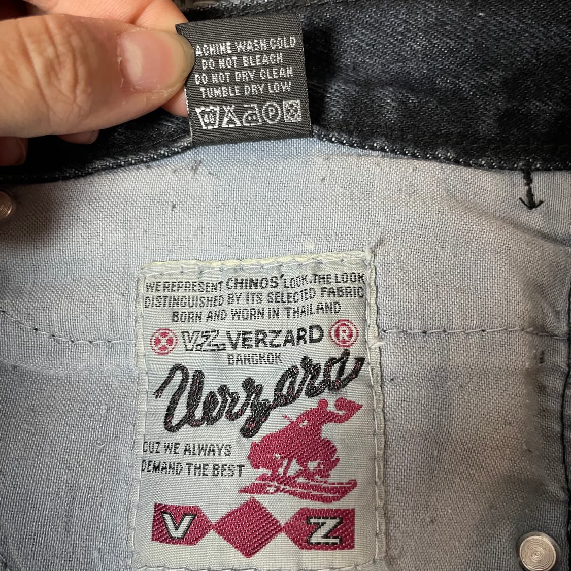 (34) 베르자드 웨스턴 빈티지 다크블루 데님 상품이미지5