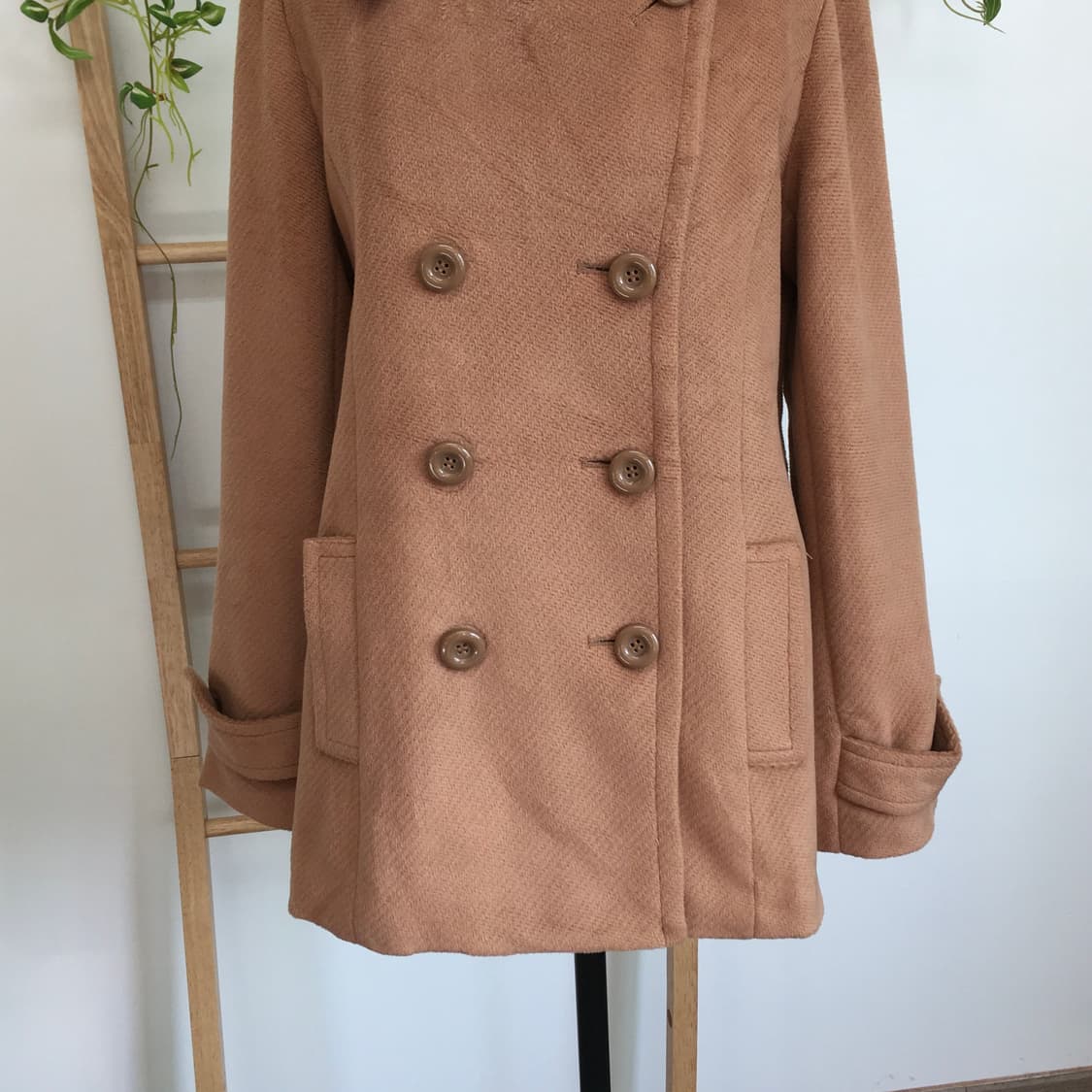 JPN/ 모리걸 라떼코트 브라운코트 더블코트 모리룩코트 상품이미지4