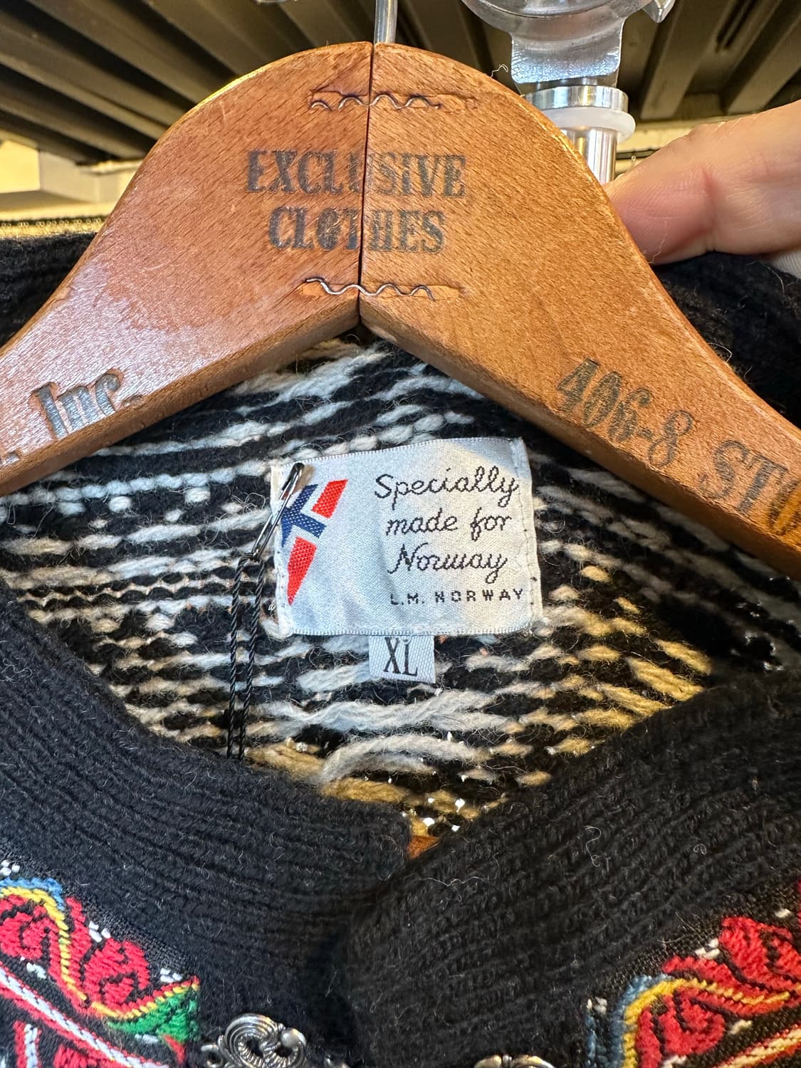 노르웨이 헤비 울 노르딕 스웨터  상품이미지7