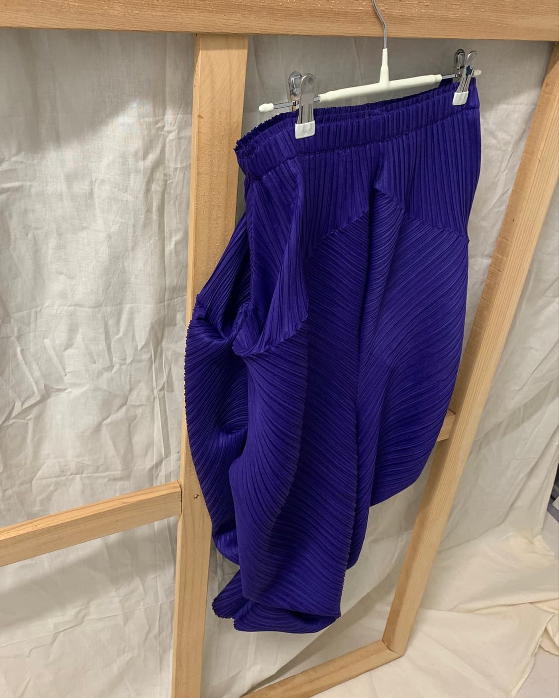 violet sculptural pleated skirt  상품이미지7