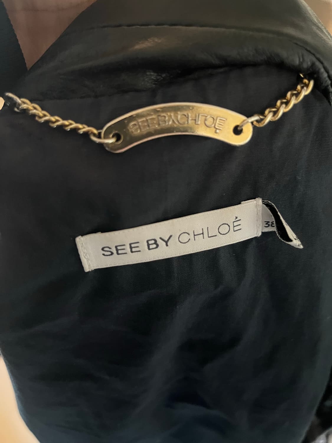 See by chloe leather jacket  상품이미지4