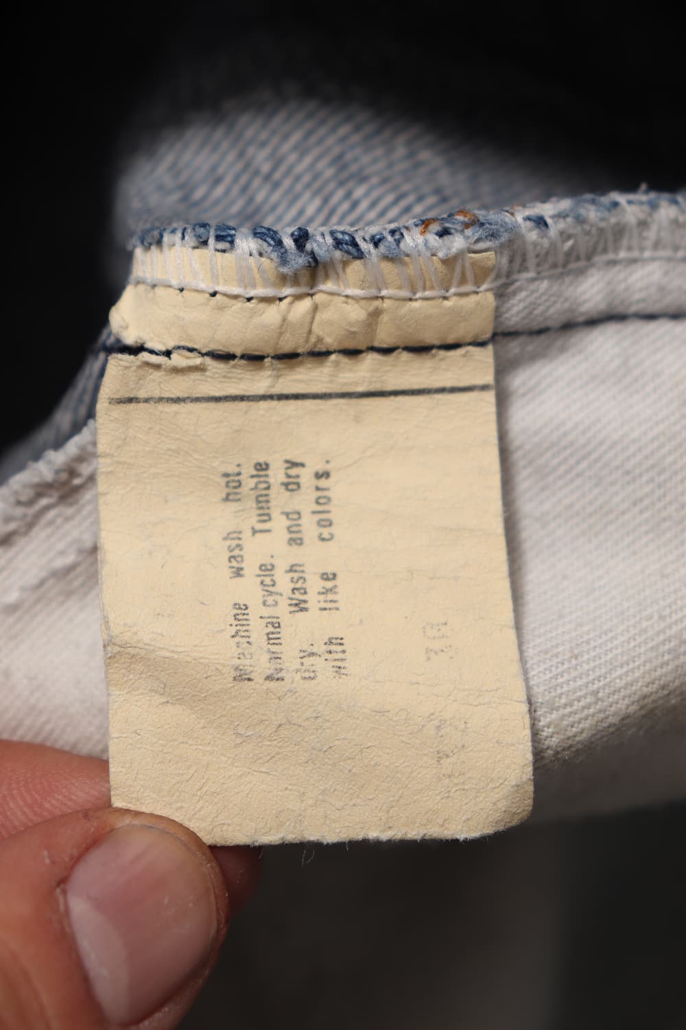 리바이스 20517 -0217 80s usa made 오렌지탭  상품이미지5