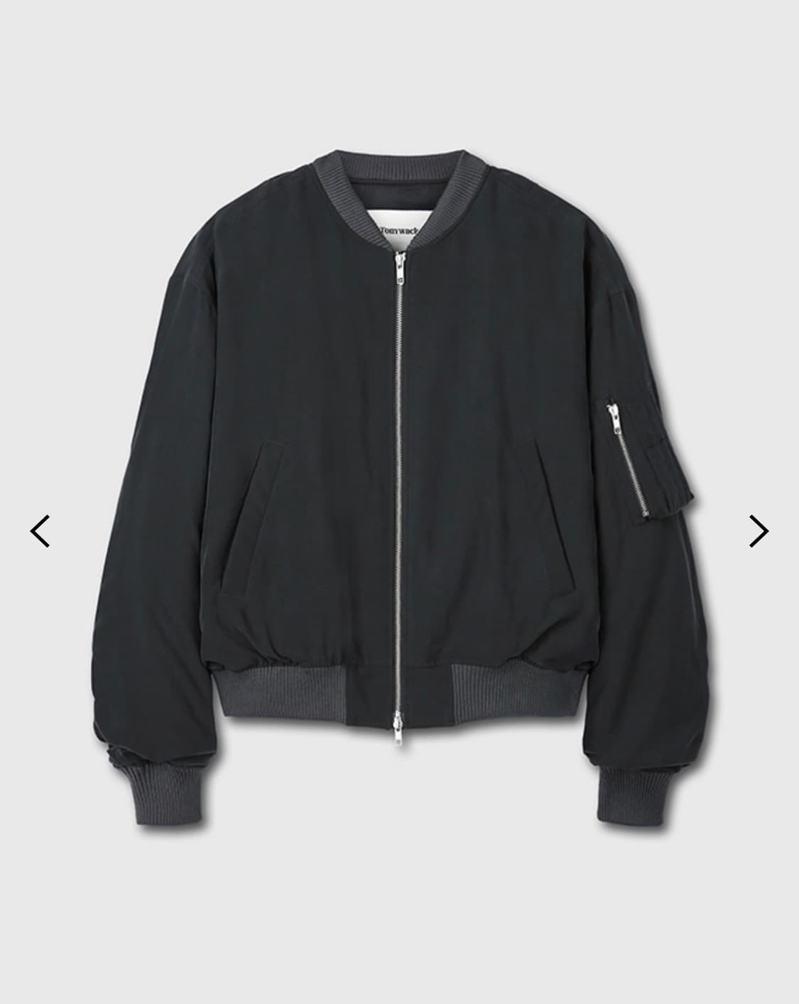 [TONYWACK]토니웩 레이온 트윌 봄버자켓 상품이미지2