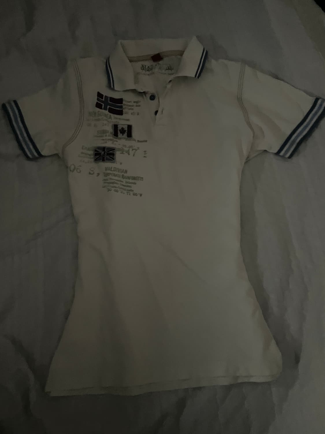 Vintage flag polo shirt 상품이미지2