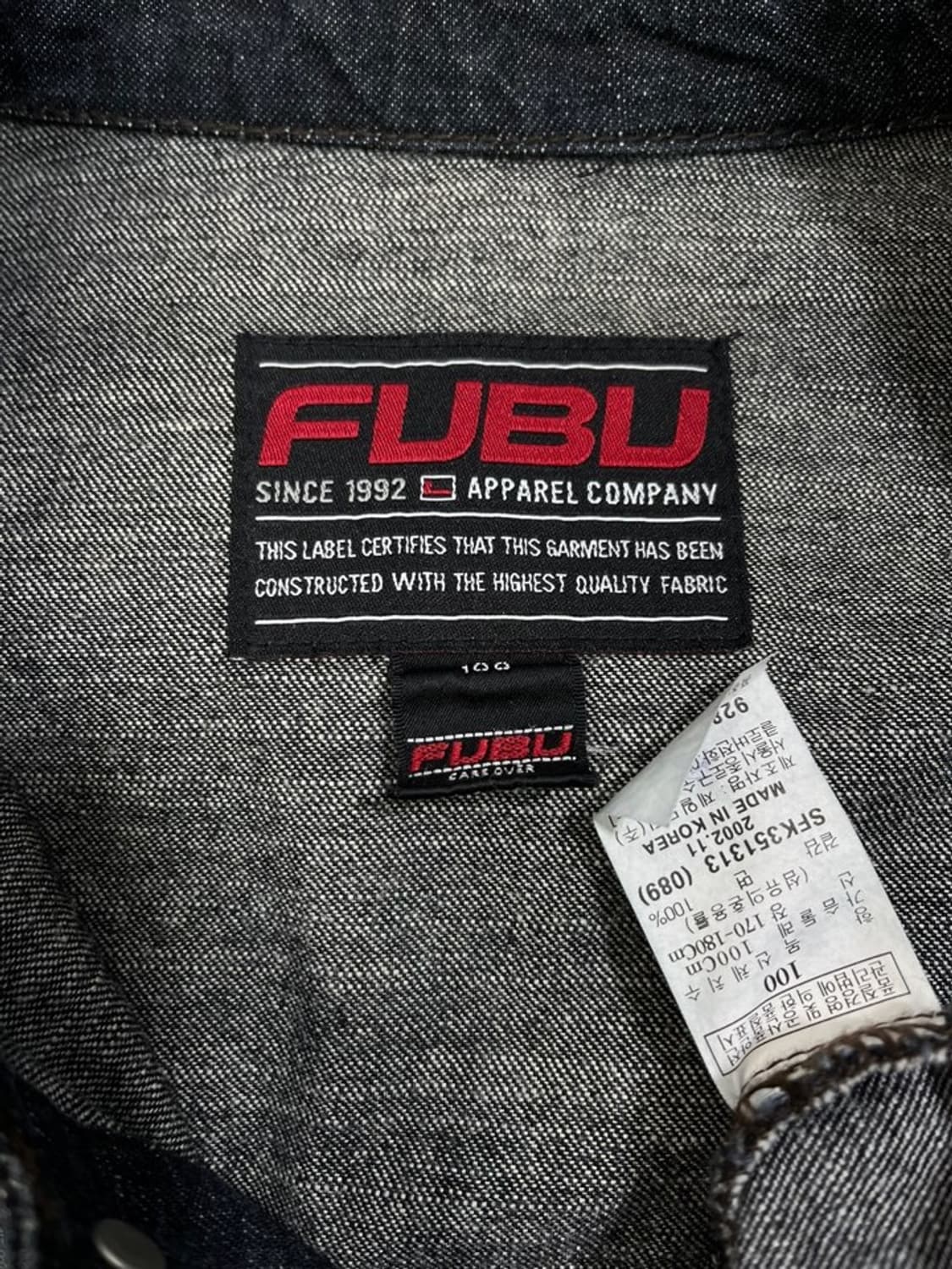 푸부 올드스쿨 데님 자켓/#2771 상품이미지5