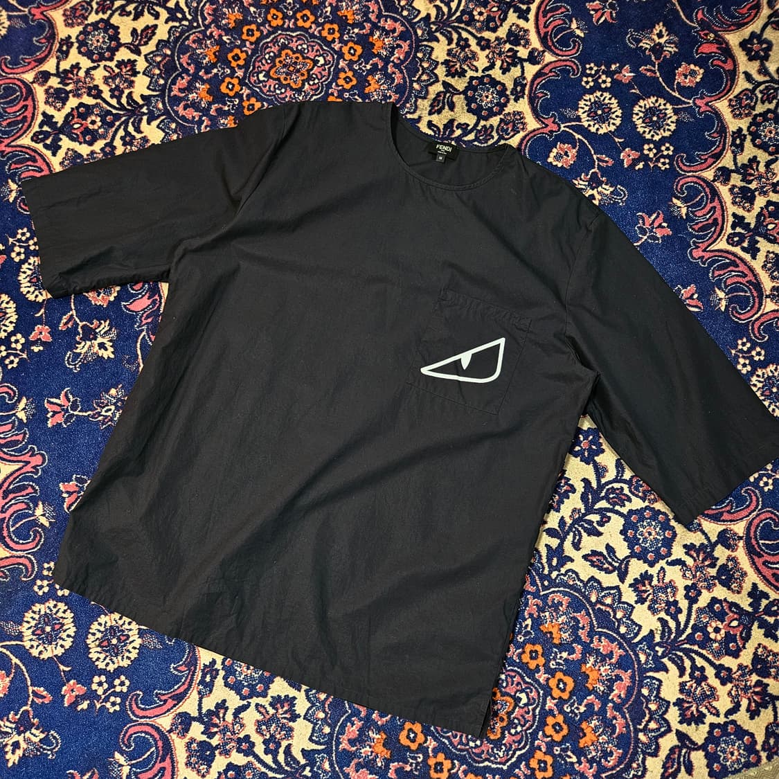 팬디(FENDI) 나일론 반팔 루즈핏 포켓 셔츠 M size 상품이미지1