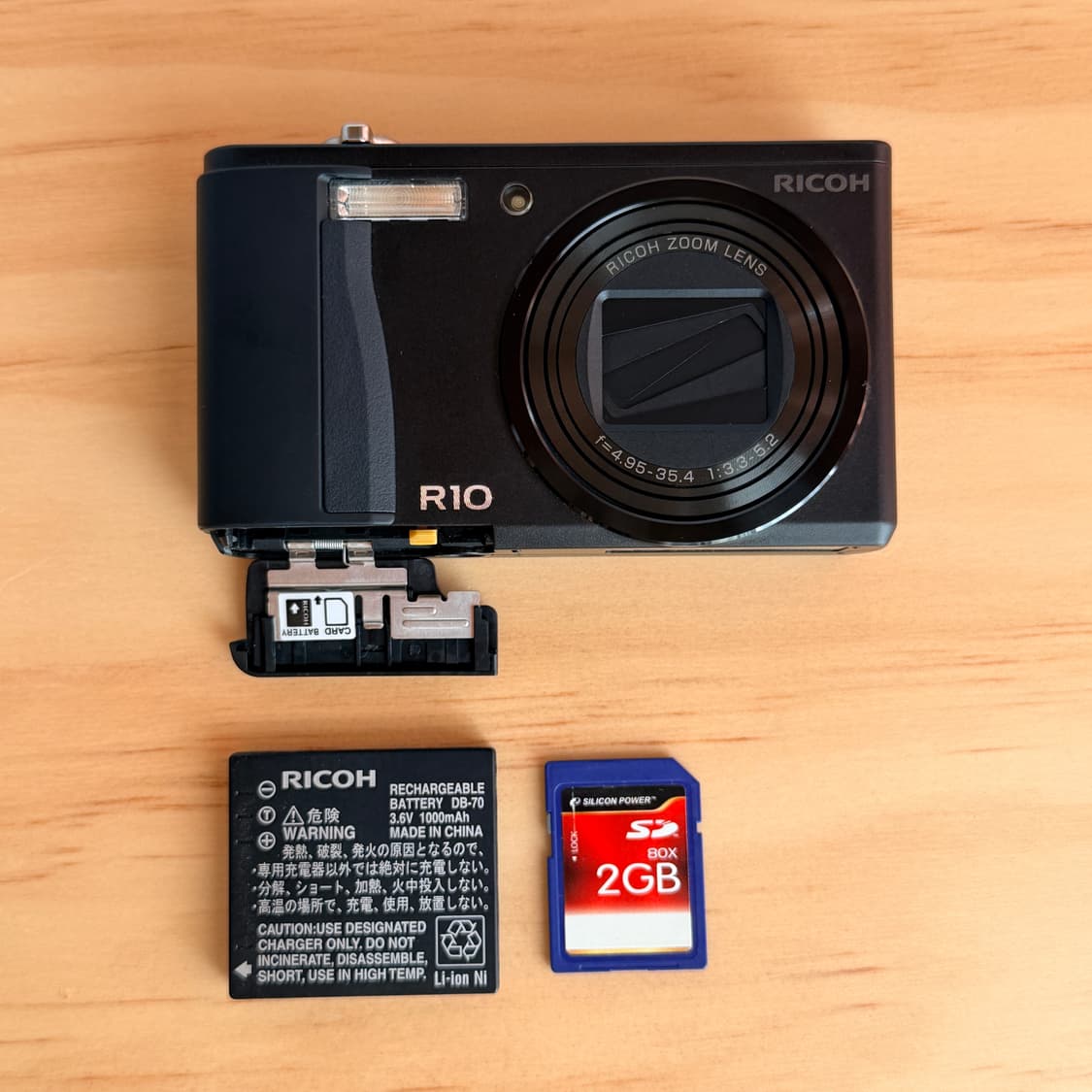 ✨레어 <A+급>풀세트 박스✨  Ricoh 리코 R10 블랙 상품이미지9
