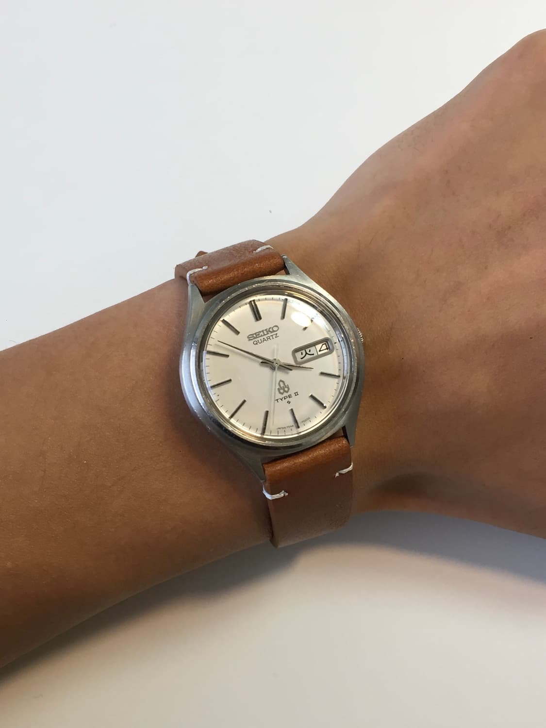 70s seiko type 2 silver dial quartz 상품이미지3