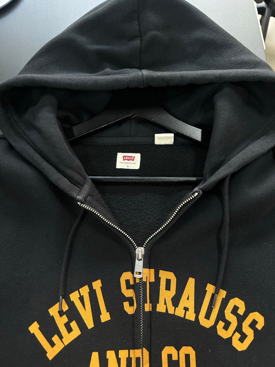 리바이스 아치로고 후드집업 상품이미지5